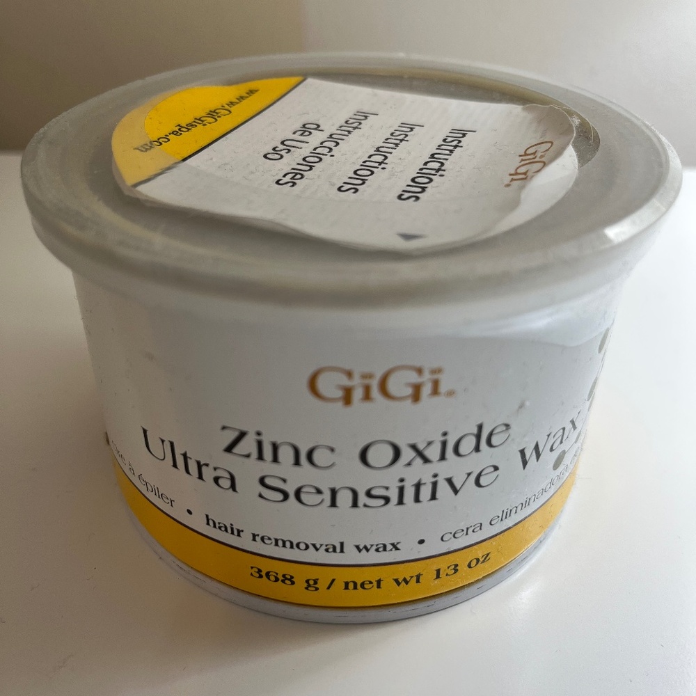 Gigi ZINC OXIDE INFUSED ULTRA SENSITIVE WAX 13OZ NWT